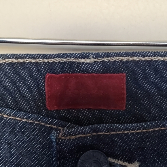 MOTHER Insider Crop Step Fray Jeans Speed Racer Size 26 - Picture 8 of 15